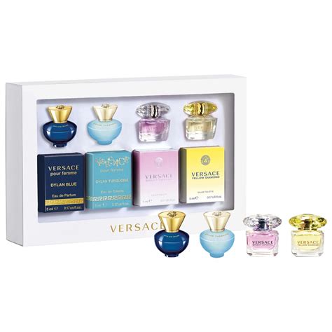 VERSACE Versace Womens Mini Perfume Set 3 x 5ml 